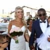 Exclusif - Le footballeur international Rio Mavuba épouse Elodie, sa compagne depuis plus de 10 ans, le 17 Juin 2017, près de Bordeaux © Patrick Bernard-Thibaud Moritz/ Bestimage