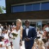 Exclusif - Le footballeur international Rio Mavuba épouse Elodie, sa compagne depuis plus de 10 ans, le 17 Juin 2017, près de Bordeaux © Patrick Bernard-Thibaud Moritz/ Bestimage
