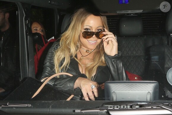 Mariah Carey est allée diner au restaurant The Ivy à Los Angeles, le 6 juin 2017