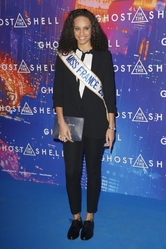 Alicia Aylies (Miss France 2017) - Avant-première du film "Ghost in the Shell" au Grand Rex à Paris, France, le 21 mars 2017. © Christophe Aubert via Bestimage