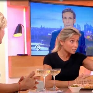 Anne-Sophie Lapix réagi aux quelques mots de David Pujadas lors de son dernier JT, dans C à vous sur France 5 le 23 juin 2017.