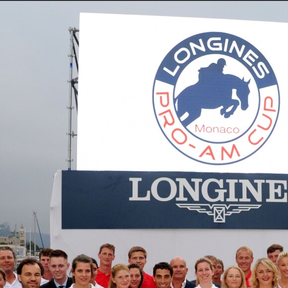 Charlotte Casiraghi était associée à Jennifer Gates pour le Longines Pro Am Cup Monaco dont elle est la marraine, au 22eme Jumping International de Monaco, et 12eme Longines Global Champions Tour of Monaco sur le port Hercule le 23 juin 2017. © Bruno Bebert / Pool restreint Monaco / Bestimage