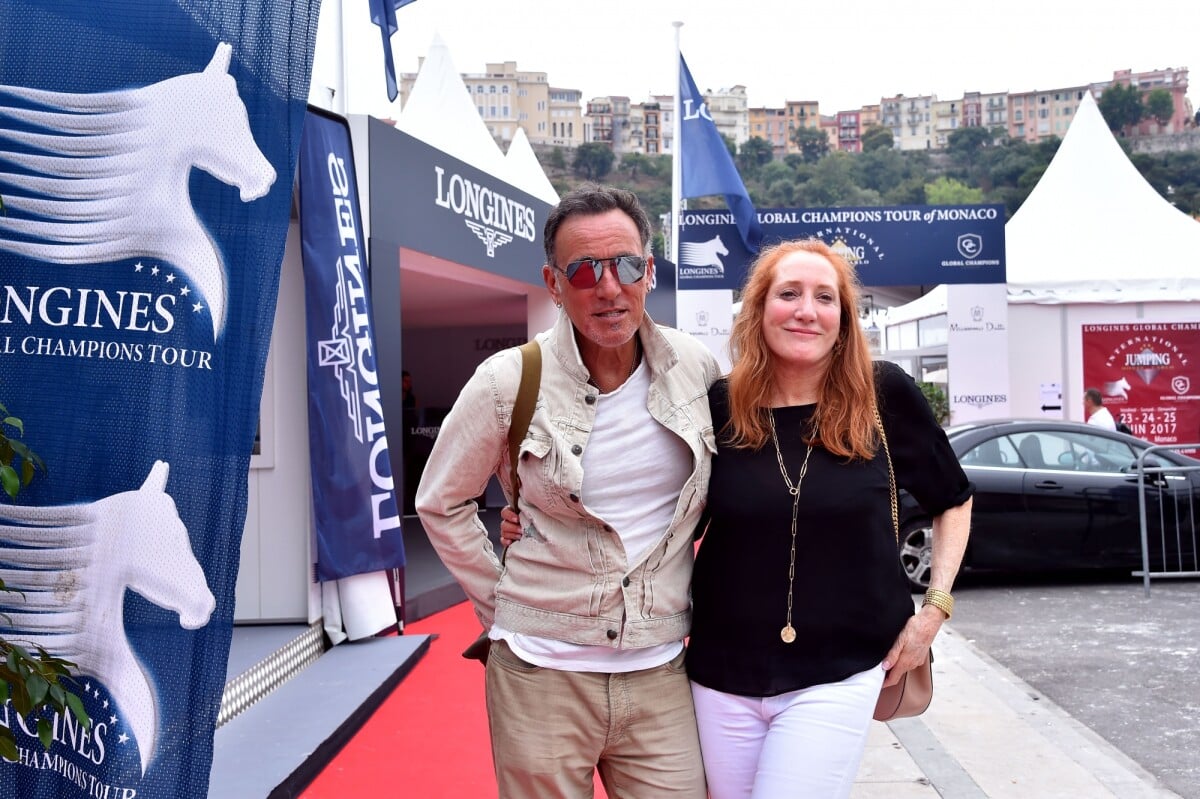 Photo Bruce Springsteen et sa femme durant le Longines Pro Am