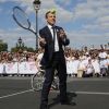 Le président de la République française Emmanuel Macron soutient la candidature de Paris pour l'organisation des Jeux olympiques de 2024 à Paris, France, le 24 juin 2017. © Jean-Paul Pelissier/Pool/Bestimage