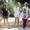 Véronique de Villèle - Tournoi de pétanque "Grand Prix des Personnalités" à L'Isle-sur-la-Sorgue le 24 juin 2017 © Eric Etten / Bestimage