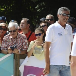 Patrick Adler et le chanteur Renaud - Tournoi de pétanque "Grand Prix des Personnalités" à L'Isle-sur-la-Sorgue le 24 juin 2017 © Eric Etten / Bestimage