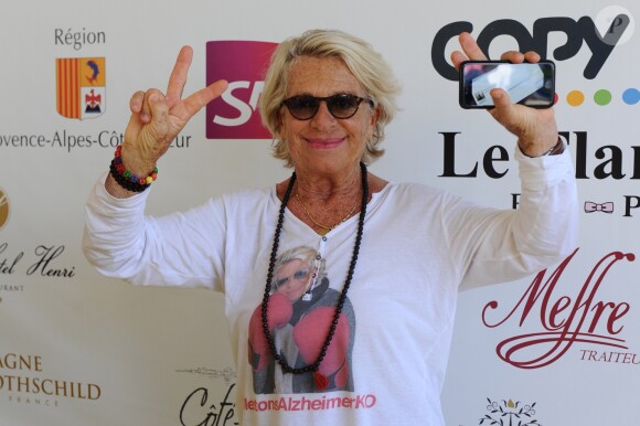 Véronique de Villèle - Tournoi de pétanque "Grand Prix des Personnalités" à L'Isle-sur-la-Sorgue le 24 juin 2017 © Eric Etten / Bestimage