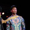Nile Rodgers et Pharrell Williams en concert au « Martha Clara Vineyards » à New York, le 4 aout 2015