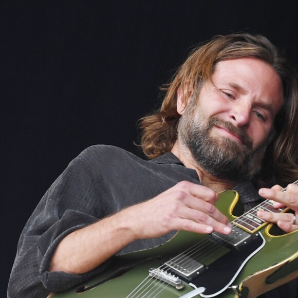 Bradley Cooper au Glastonbury Festival le 23 juin 2017.