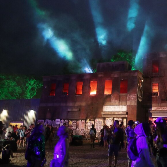 Ambiance au Glastonbury Festival 2017.