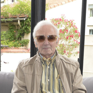 Charles Aznavour est venu à l'Ambassade de l'Arménie à Marseille pour l'inauguration de sa Fondation entre l'Arménie et la France le 26 juin 2017. © Patrick Carpentier/Bestimage