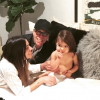 Ally Hilfiger avec son père Tommy et sa fille Harley - Photo publiée sur Instagram au mois de juin 2017