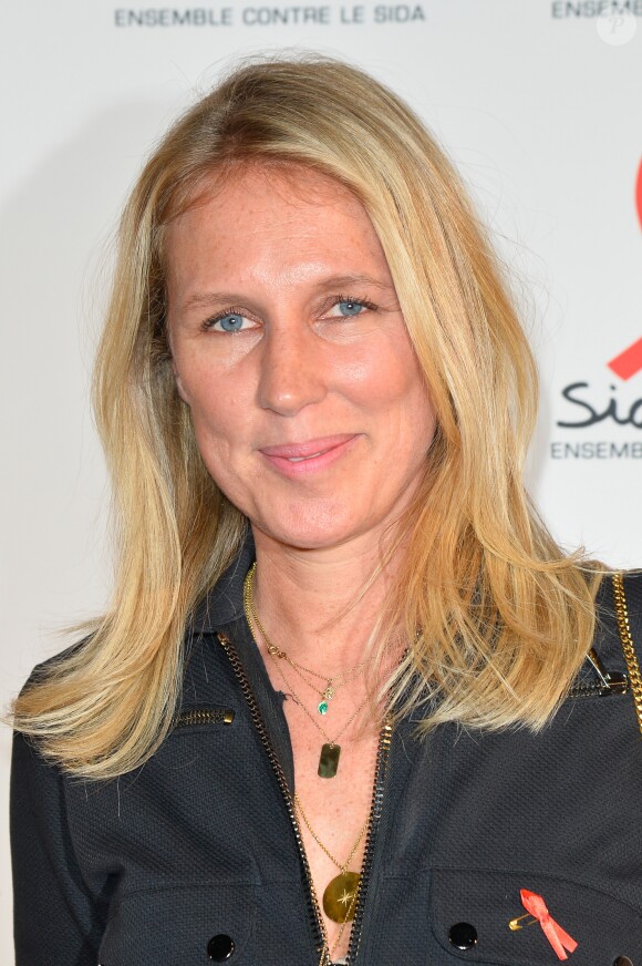 Agathe Lecaron - Soirée de lancement du Sidaction 2017 au Musée du Quai Branly à Paris le 7 mars 2017. © Coadic Guirec/Bestimage