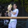 Andy Murray lors de sa victoire à Wimbledon le 7 juillet 2013.