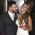 Mariage de Lionel Messi et Antonella Roccuzzo au Pullman City Center de Rosario en Argentine le 30 juin 2017.