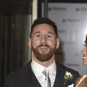 Mariage de Lionel Messi et Antonella Roccuzzo au Pullman City Center de Rosario en Argentine le 30 juin 2017.