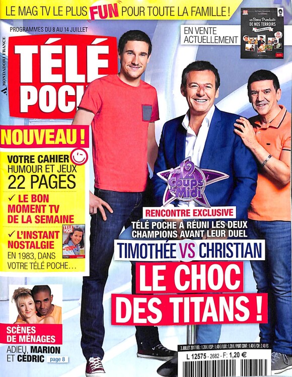 Magazine Télé Poche, en kiosques le 3 juillet 2017.
