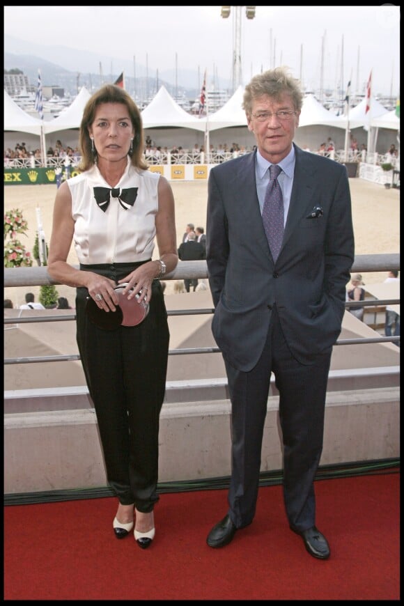 La princesse Caroline et le prince Ernst August de Hanovre au gala du 15e Jumping de Monaco le 27 juin 2009.