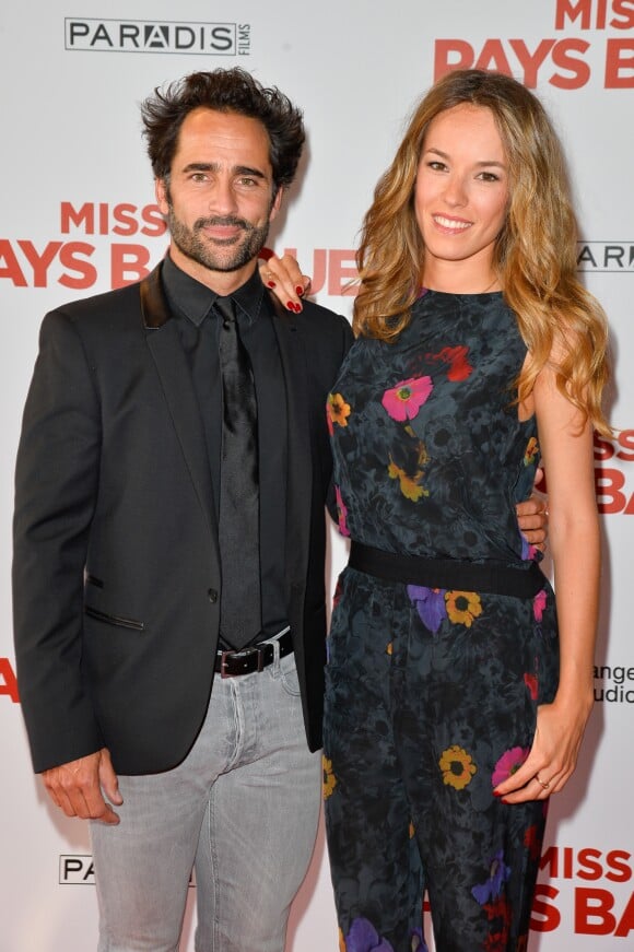 Florent Peyre et Elodie Fontan - Avant-première du film "Mission Pays Basque" au cinéma Gaumont-Opéra à Paris le 4 juillet 2017. © Coadic Guirec/Bestimage