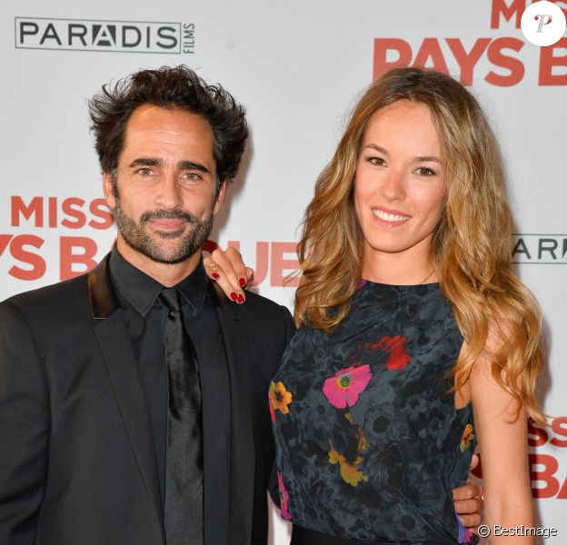 Florent Peyre et Elodie Fontan - Avant-première du film "Mission Pays Basque" au cinéma Gaumont-Opéra à Paris le 4 juillet 2017. © Coadic Guirec/Bestimage
