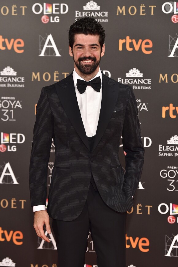 Miguel Angel Muñoz - Photocall lors de la 31ème cérémonie des Goya Awards à l'hôtel Marriott à Madrid, le 4 février 2017.