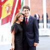 Justin Trudeau et sa femme Sophie Gregoire Trudeau arrivent au concert de la Neuvième Symphonie de Beethoven à l'Elbphilharmonie de Hamburg, Allemagne, le 7 juillet 2017. © Future-Image/Zuma Press/Bestimage
