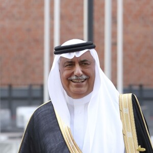 Ibrahim Abdulaziz Al-Assaf arrive au concert de la Neuvième Symphonie de Beethoven à l'Elbphilharmonie de Hamburg, Allemagne, le 7 juillet 2017. © Future-Image/Zuma Press/Bestimage