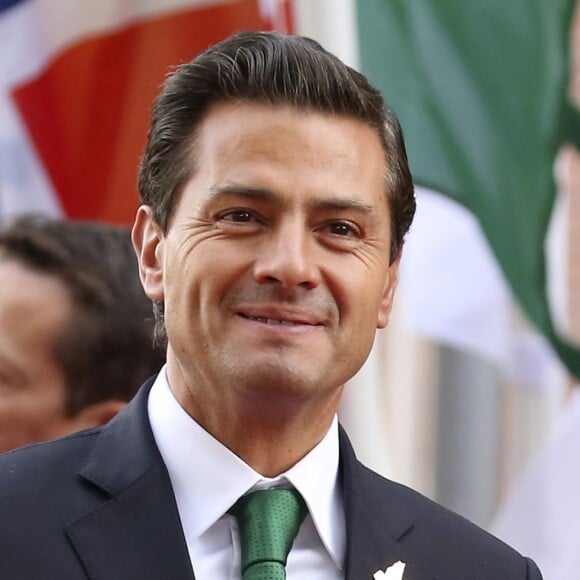 Enrique Pena Nieto arrive au concert de la Neuvième Symphonie de Beethoven à l'Elbphilharmonie de Hamburg, Allemagne, le 7 juillet 2017. © Future-Image/Zuma Press/Bestimage