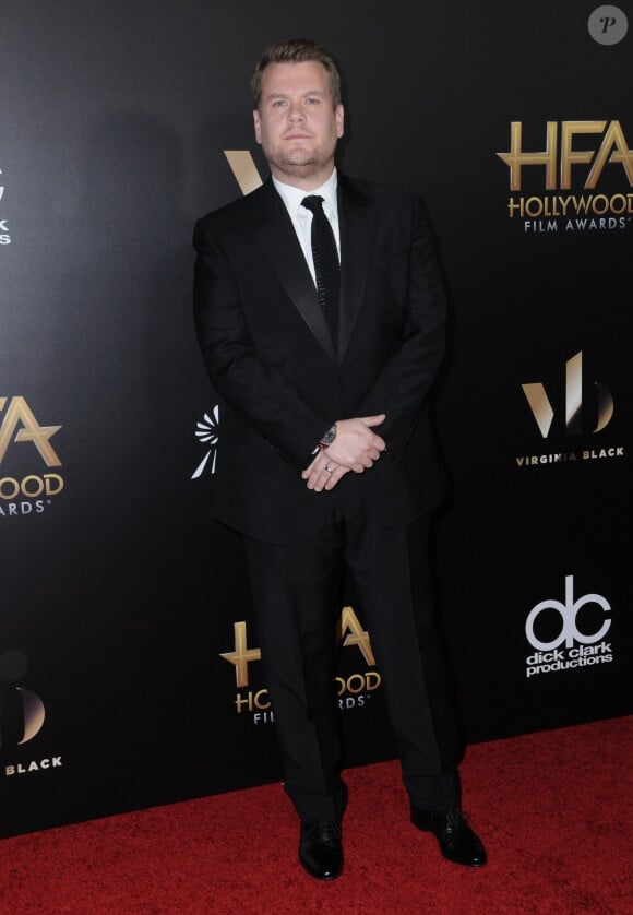 James Corden à la 20ème soirée annuelle Hollywood Film Awards à l'hôtel Beverly Hilton à Beverly Hills, le 6 novembre 2016 © Birdie Thompson/AdMedia via Zuma/Bestimage