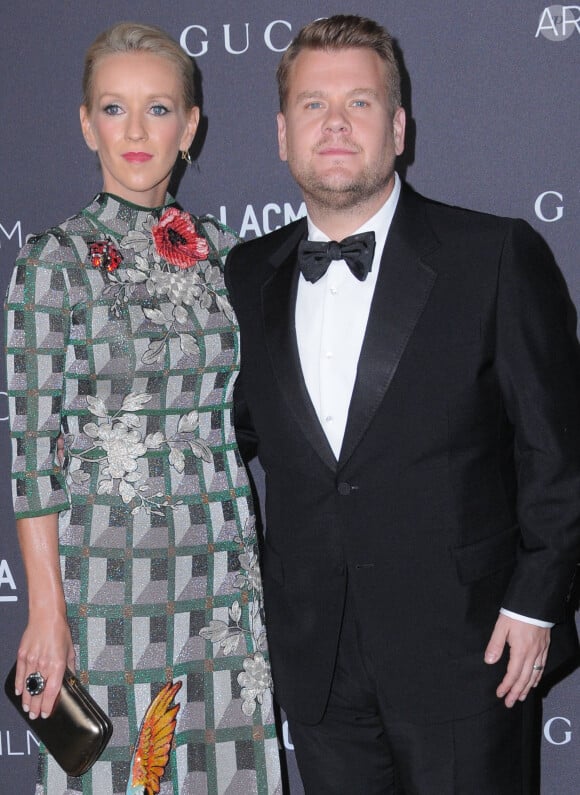 Julia Carey et son mari James Corden au gala LACMA Art + Film à Los Angeles, le 29 octobre 2016 © Birdie Thompson/AdMedia via Zuma/Bestimage