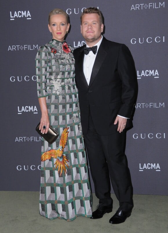 Julia Carey et son mari James Corden au gala LACMA Art + Film à Los Angeles, le 29 octobre 2016 © Birdie Thompson/AdMedia via Zuma/Bestimage