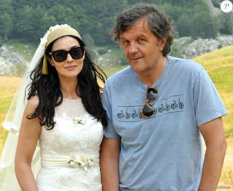 Monica Bellucci En Couple Avec Emir Kusturica Tournage du film L'amour et la Paix de Emir Kusturica avec Monica
