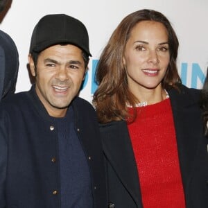 Jamel Debbouze et sa femme Mélissa Theuriau lors de l'avant-première du film "Demain tout commence" au Grand Rex à Paris le 28 novembre 2016.