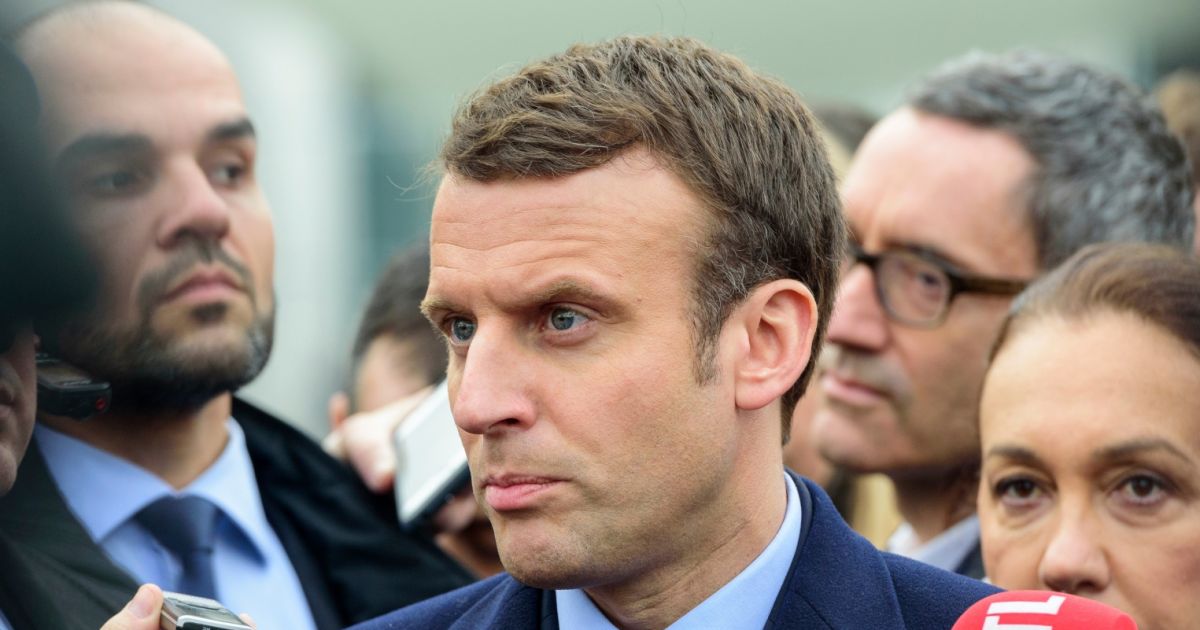 Emmanuel Macron, candidat à l'élection présidentielle pour son