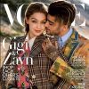 Gigi Hadid et Zayn Malik en couverture du magazine Vogue, numéro d'août 2017. Photo par Inez et Vinoodh.