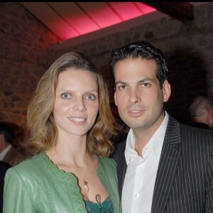 Sylvie Tellier et son ex-mari Camille Le Maux au 1er festival "Cinéma, costumes et mode" à la Villa Didon à Tunis, en novembre 2007.