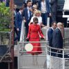 Brigitte Macron et Mélania Trump vont prendre un bateau pour faire une promenade sur la Seine à Paris, le 13 juillet 2014.