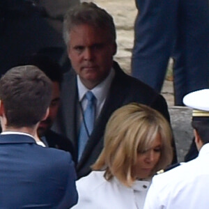 Brigitte Macron et Mélania Trump vont prendre un bateau pour faire une promenade sur la Seine à Paris, le 13 juillet 2014.