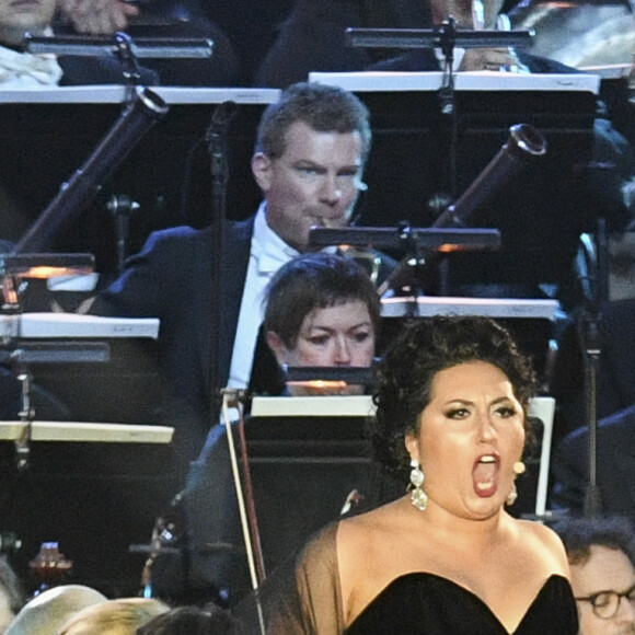 Exclusif - Anita Rachvelishvili (mezzo-soprano) - Grand concert de l'Orchestre National de France au Champs de Mars présenté par S. Bern sur France 2 pour célébrer la Fête Nationale à Paris le 14 juillet 2017 © Giancarlo Gorassini / Pierre Perusseau / Veeren / Bestimage