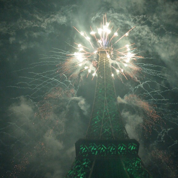 Feu d'artifice après le concert - Grand concert de l'Orchestre National de France au Champs de Mars pour célébrer la Fête Nationale à Paris le 14 juillet 2017 © Giancarlo Gorassini / Pierre Perusseau / Veeren / Bestimage