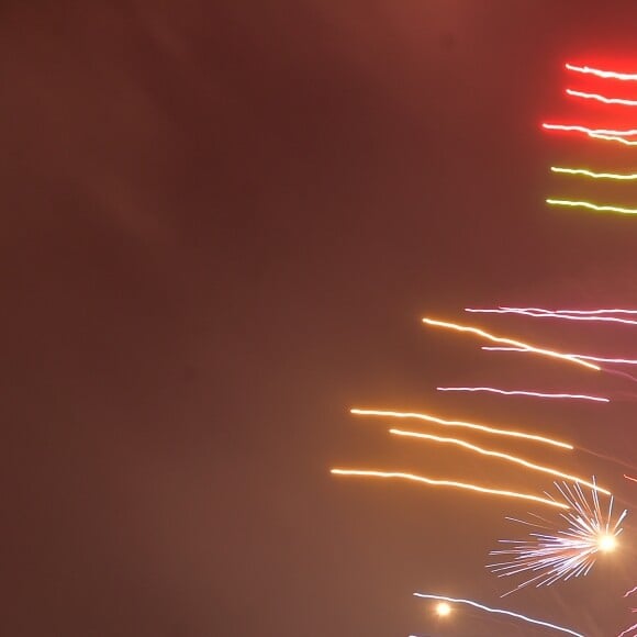 Feu d'artifice après le concert - Grand concert de l'Orchestre National de France au Champs de Mars pour célébrer la Fête Nationale à Paris le 14 juillet 2017 © Giancarlo Gorassini / Pierre Perusseau / Veeren / Bestimage