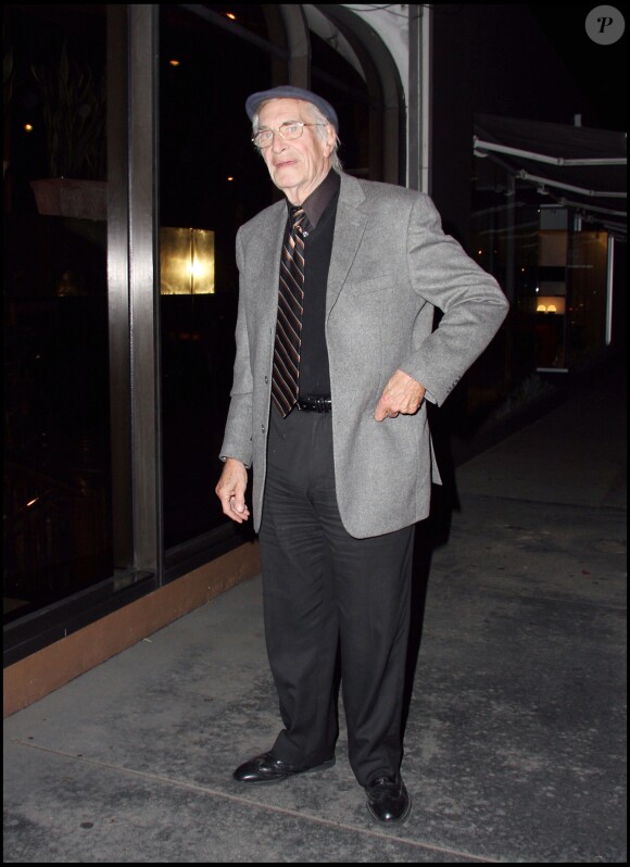 Martin Landau à Los Angeles, en 2008