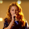 La comédienne et chanteuse Lou dans "The Voice Kids 3", le 8 octobre 2016 sur TF1.