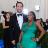 Serena Williams enceinte et son fiancé Alexis Ohanian - Met Gala 2017 à New York, le 1er mai 2017 © Christopher Smith/AdMedia via Zuma/Bestimage