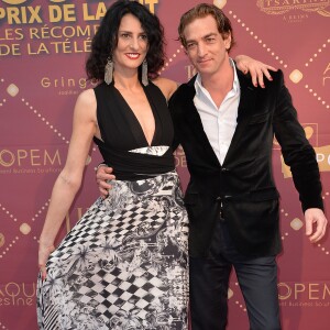 Sylvie Ortega et Ludovic Chancel - Cérémonie des "Gold prix de la TNT 2016" au Théâtre Bobino à Paris le 6 juin 2016. © Perusseau/Veeren/Bestimage