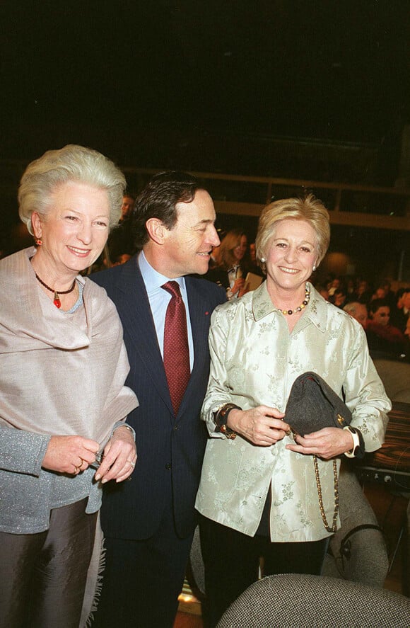 La princesse Masha Magaloff, Lindsay Owen Jones et Evelyne Prouvost - Cérémonie des prix L'Oréal et des bourses de l'UNESCO en 2001