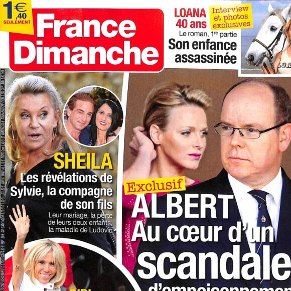 Magazine "France Dimanche" en kiosques le vendredi 21 juillet 2017.