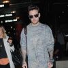 Liam Payne arrive à l'aéroport de Los Angeles, le 13 juin 2017.