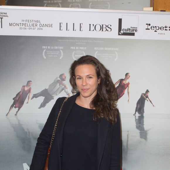 Lorie Pester - Avant-première du film "Mr. Gaga : sur les pas d'Ohad Naharin" au cinéma L'Arlequin à Paris, le 26 mai 2016.
