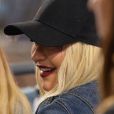  Christina Aguilera et son petit ami Matt Rutler assistent à un match de baseball à Los Angeles, le 23 Juillet 2017. 